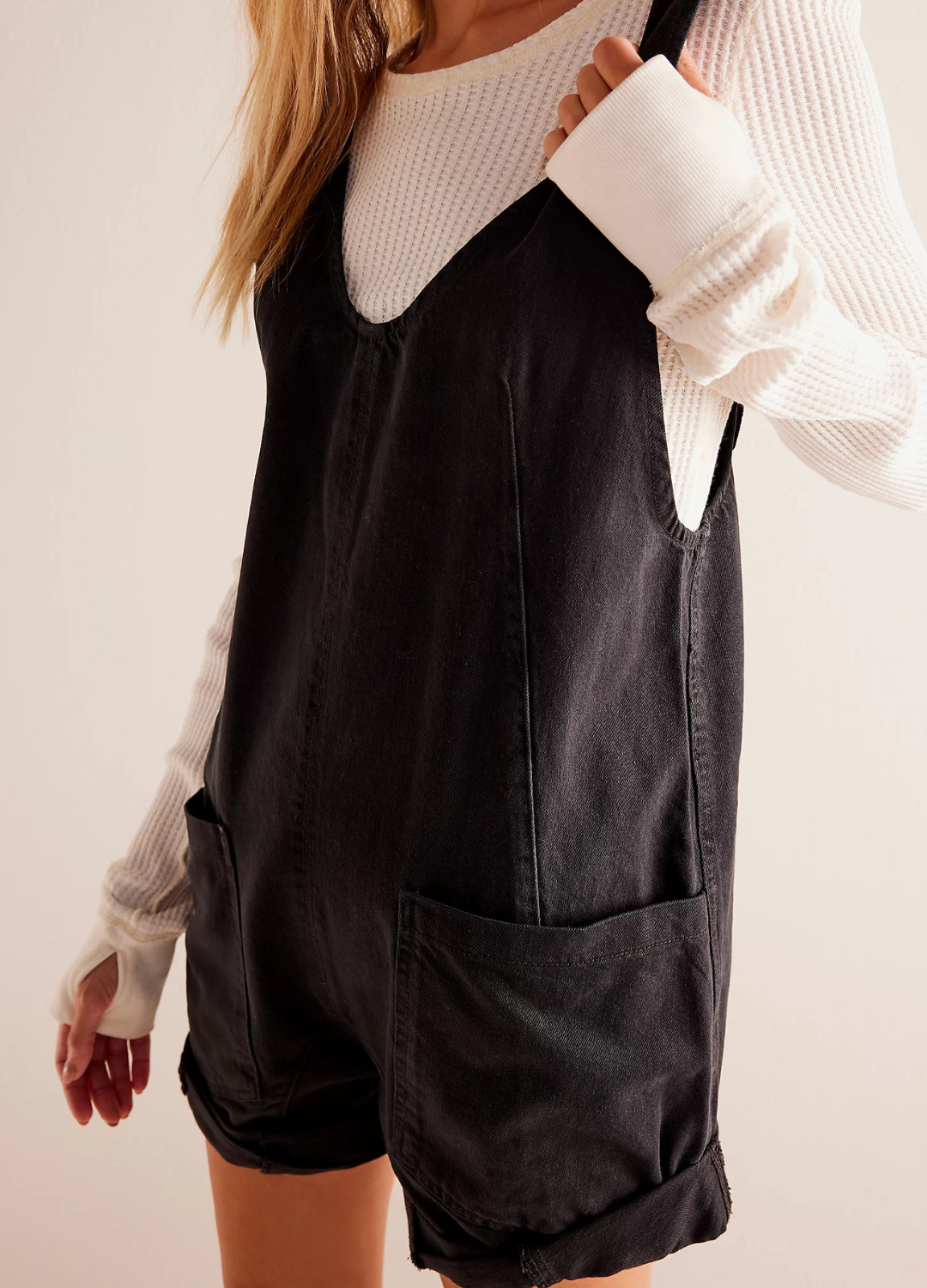 3" We The Free High Roller Denim Shortall