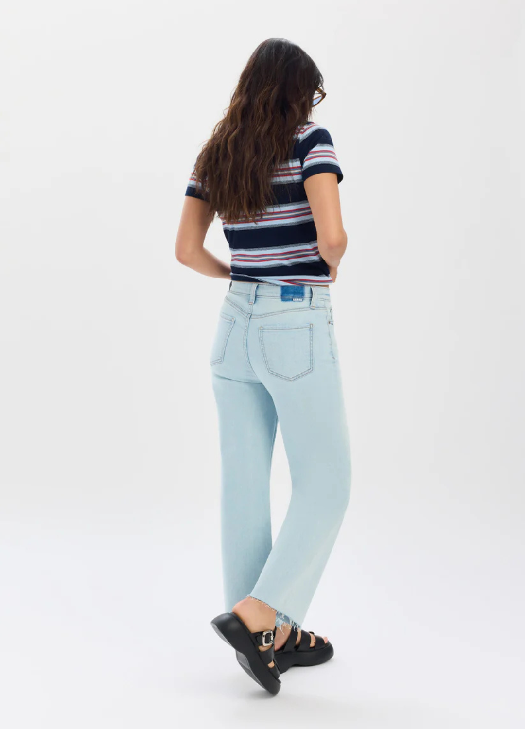 Pleaser Wide Leg Cropped in Detour