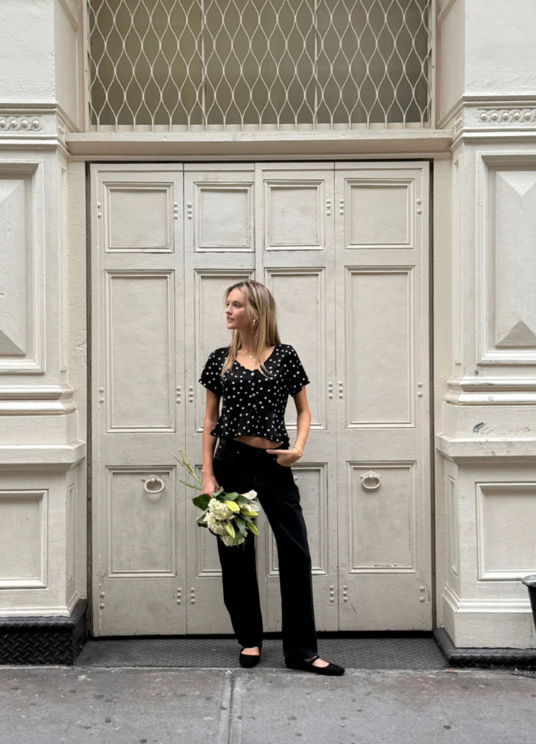 Hazel Polkadot Blouse