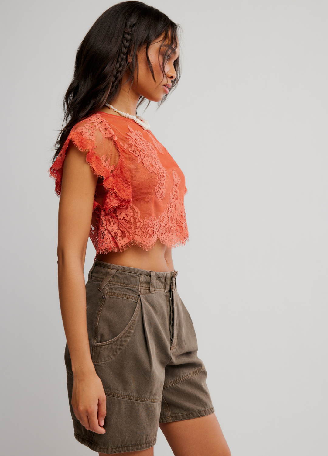 Lunar Ash Lace Top