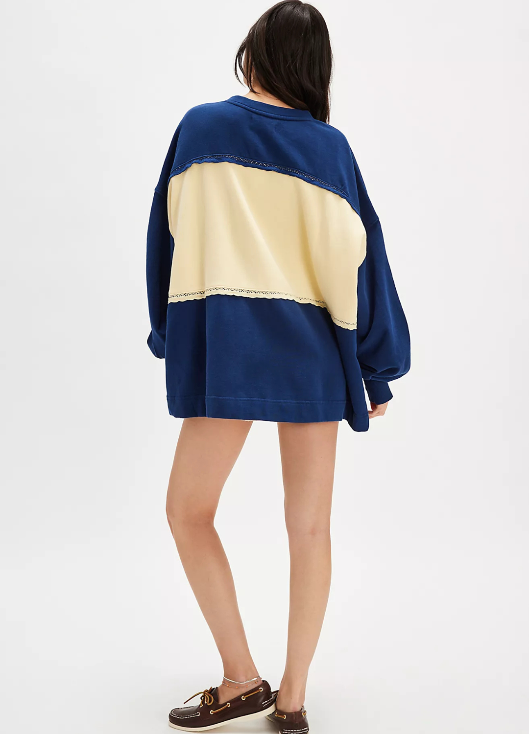 Strawberry Oversized Colourblocked Sweatshirt