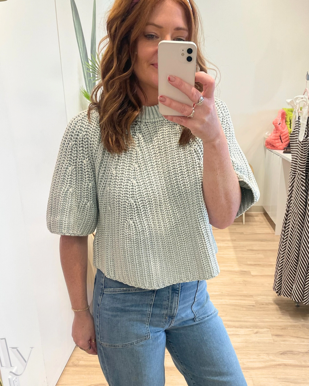 Amy Knit Sweater Tee