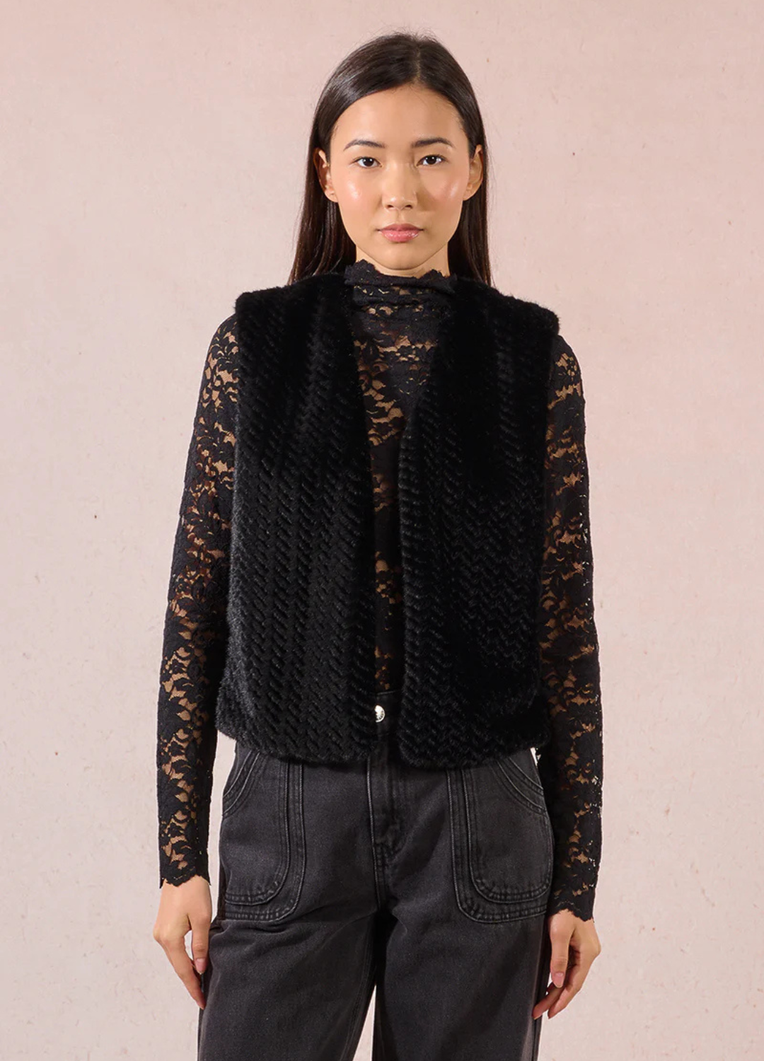 Faux Fur Vest