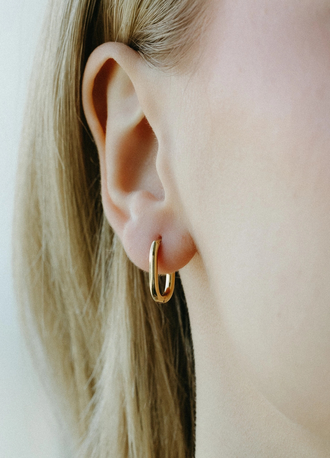 Oval Hoop Earrings