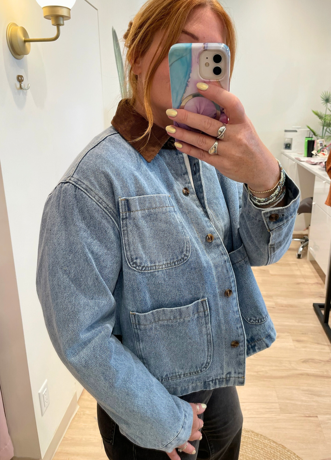 Magali Denim Chore Coat