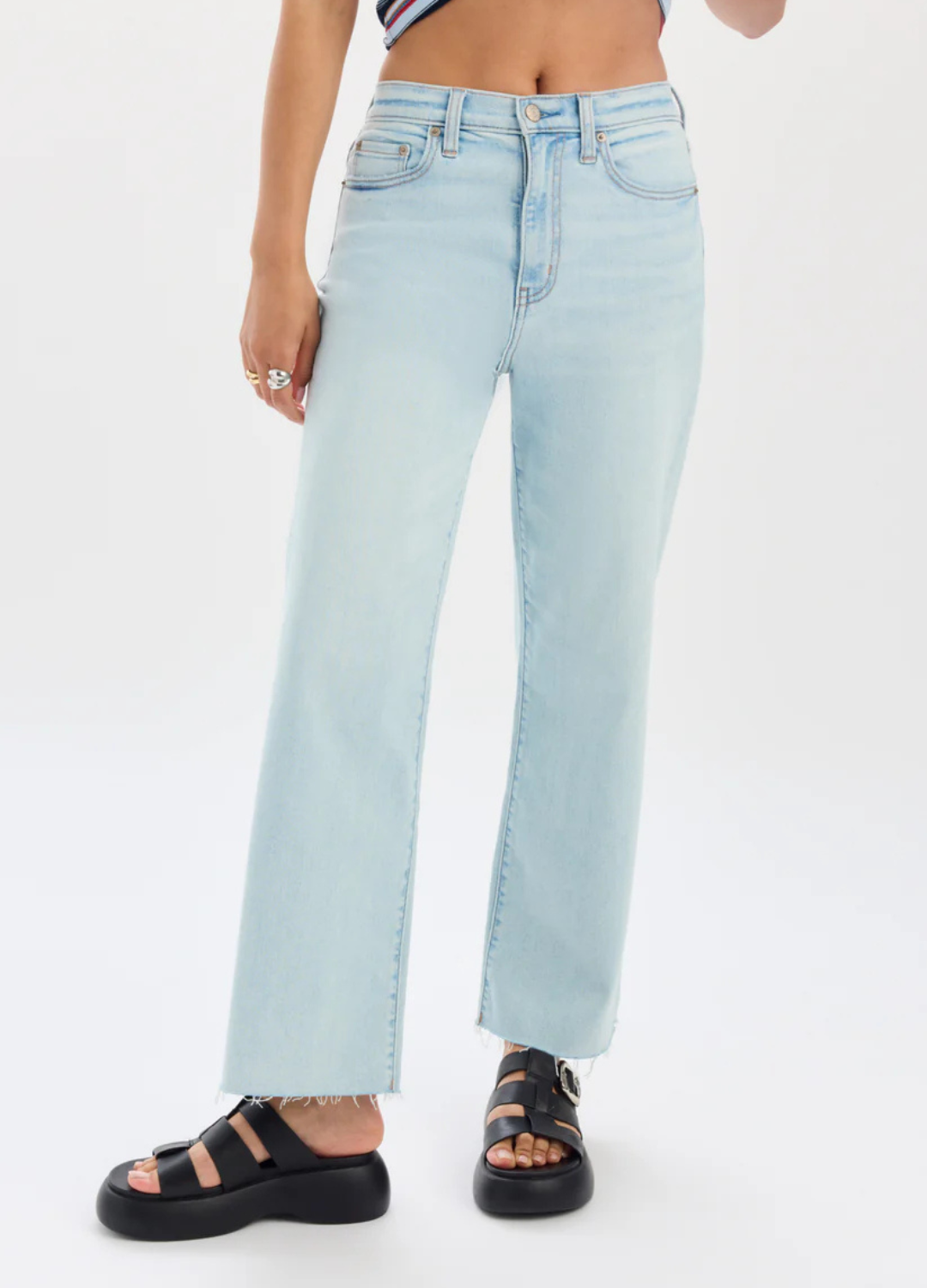 Pleaser Wide Leg Cropped in Detour