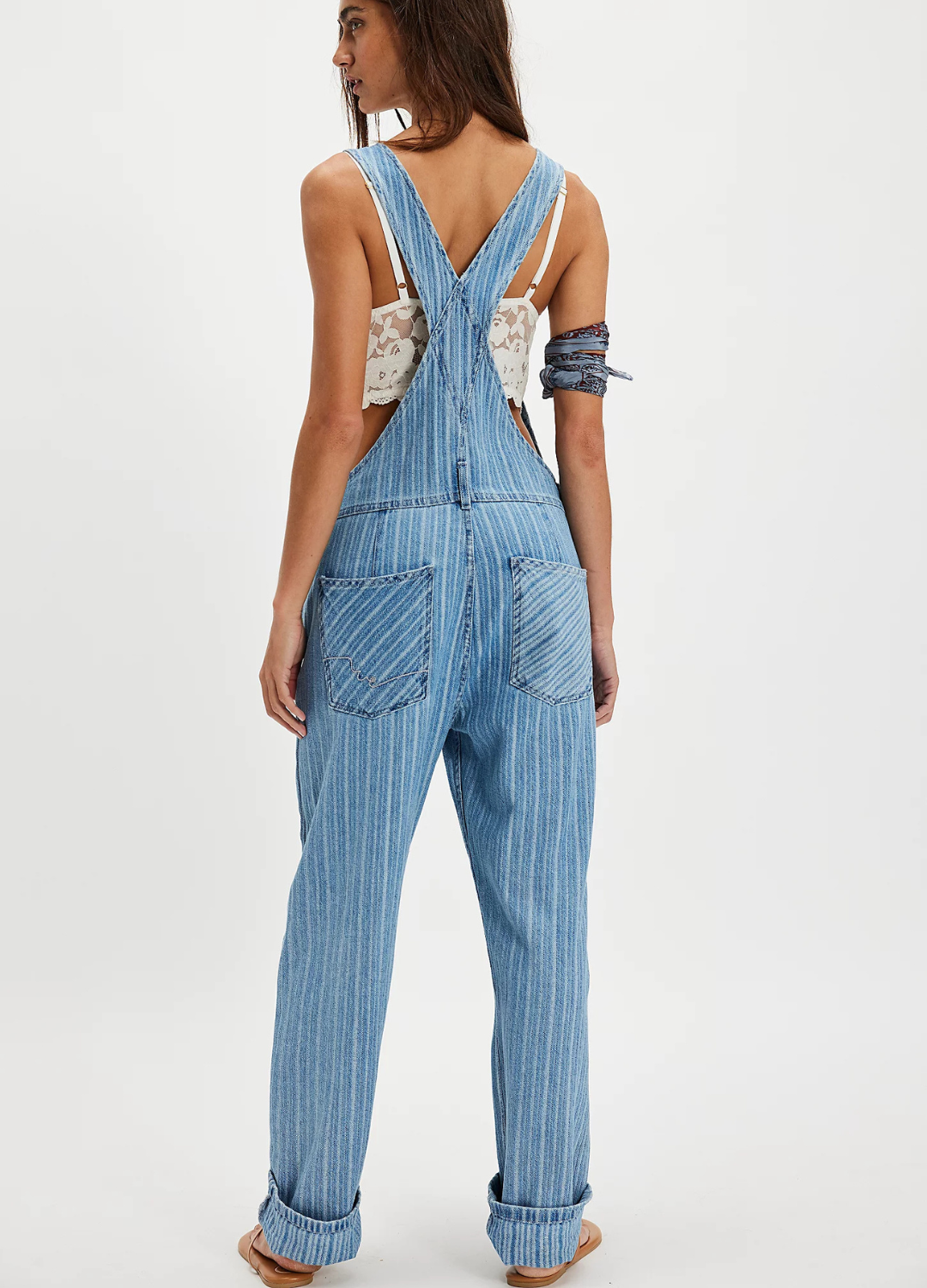 We The Free Ziggy Striped Overalls