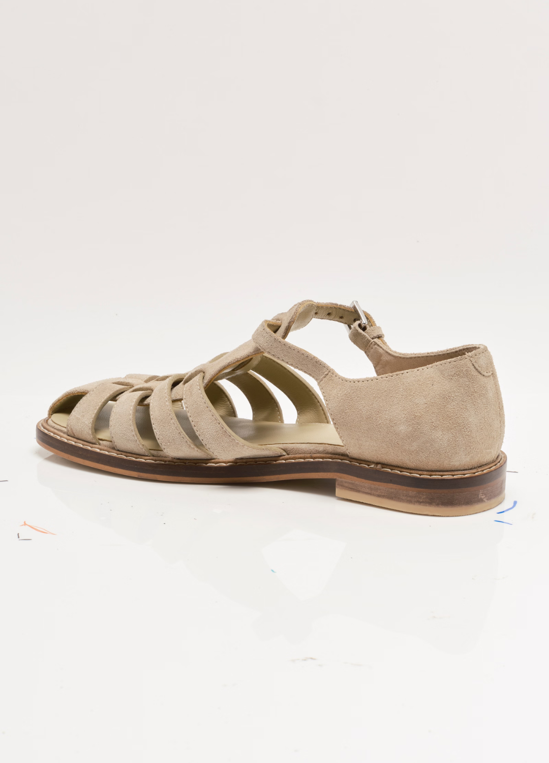 Willow Fisherman Suede Sandals