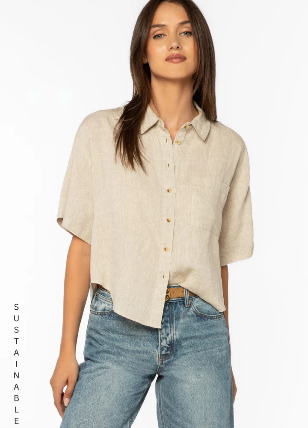 Suzanne Linen Camp Shirt