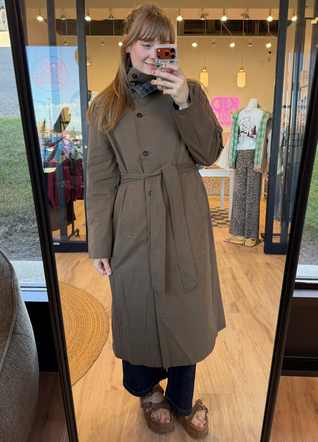 Nessa Belted Trench Coat