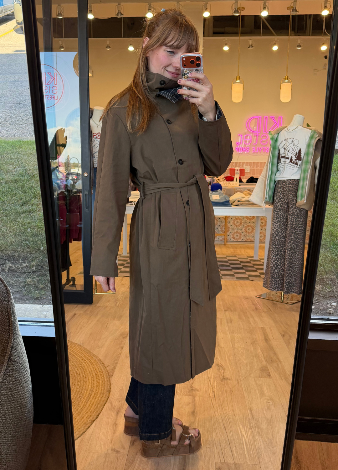 Nessa Belted Trench Coat
