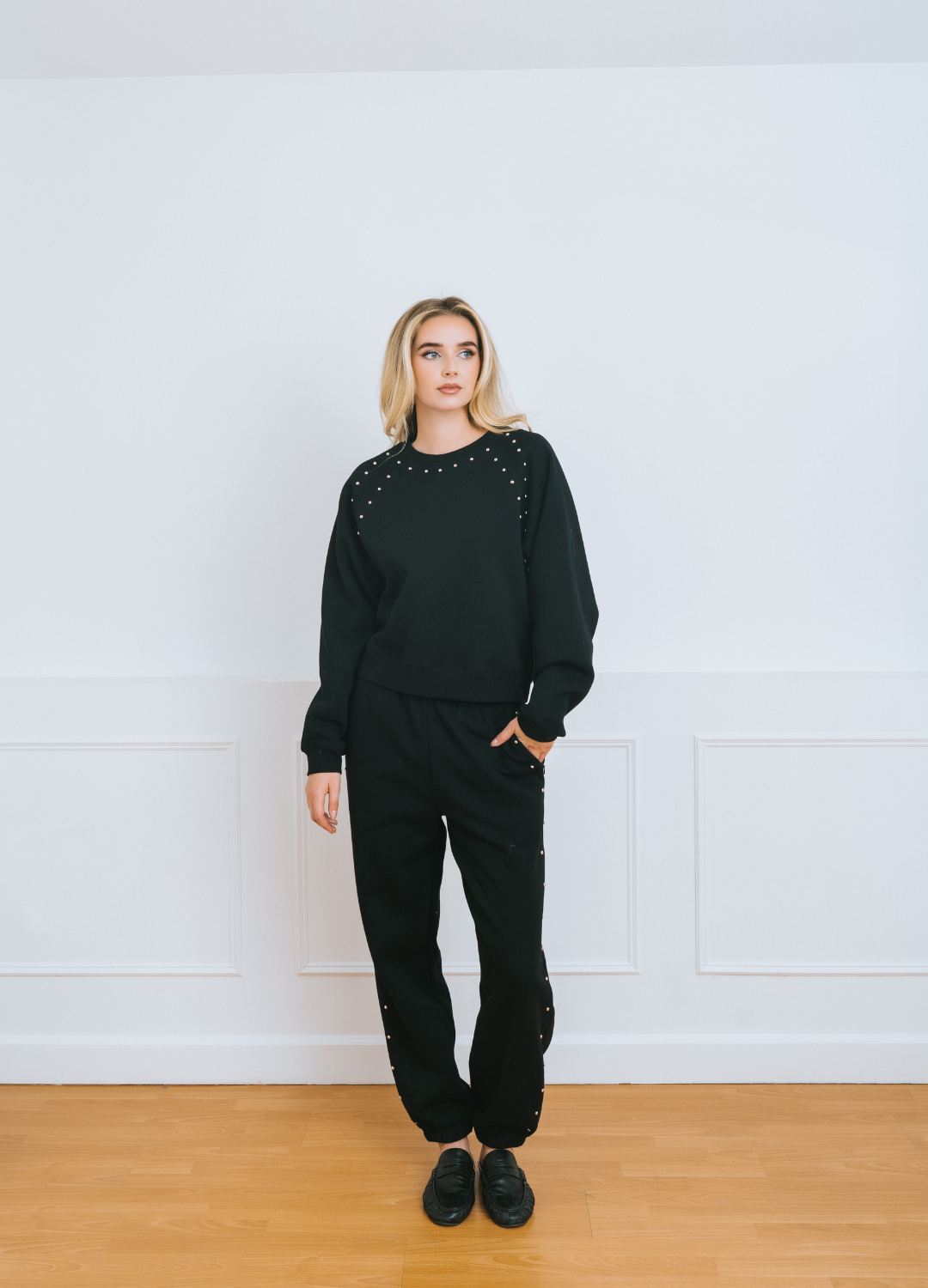 Studded Bubble Joggers