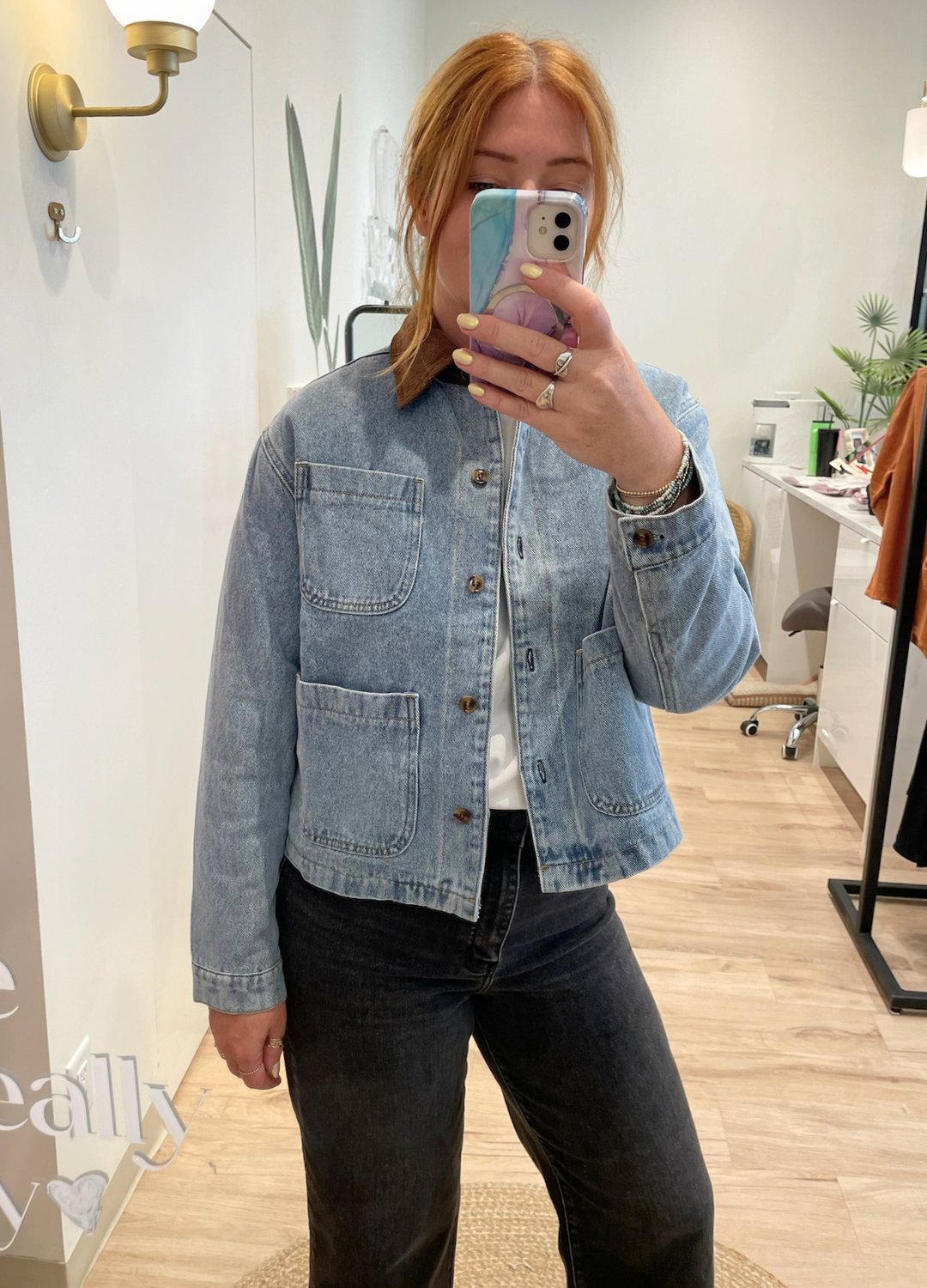 Magali Denim Chore Coat