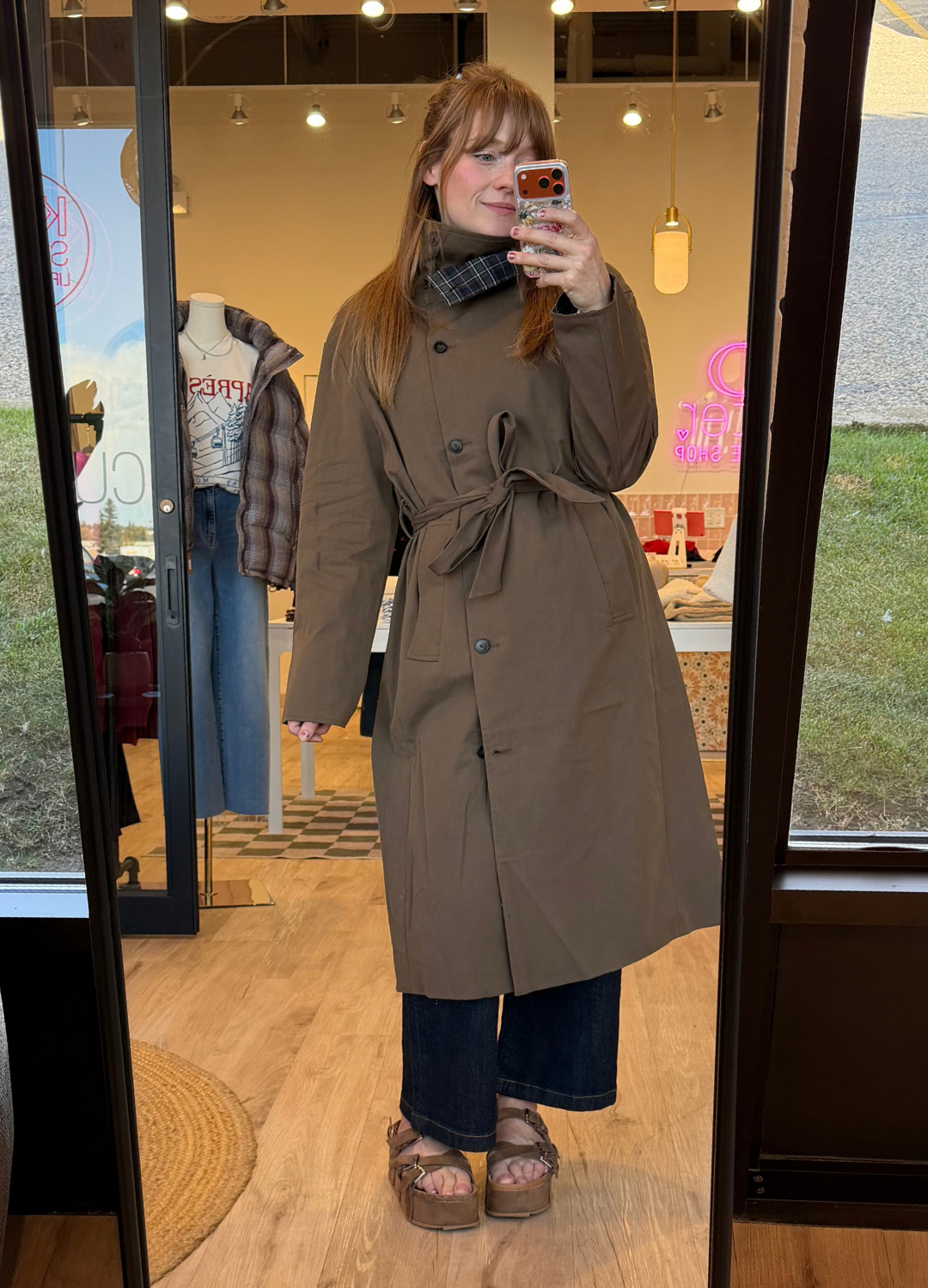 Nessa Belted Trench Coat