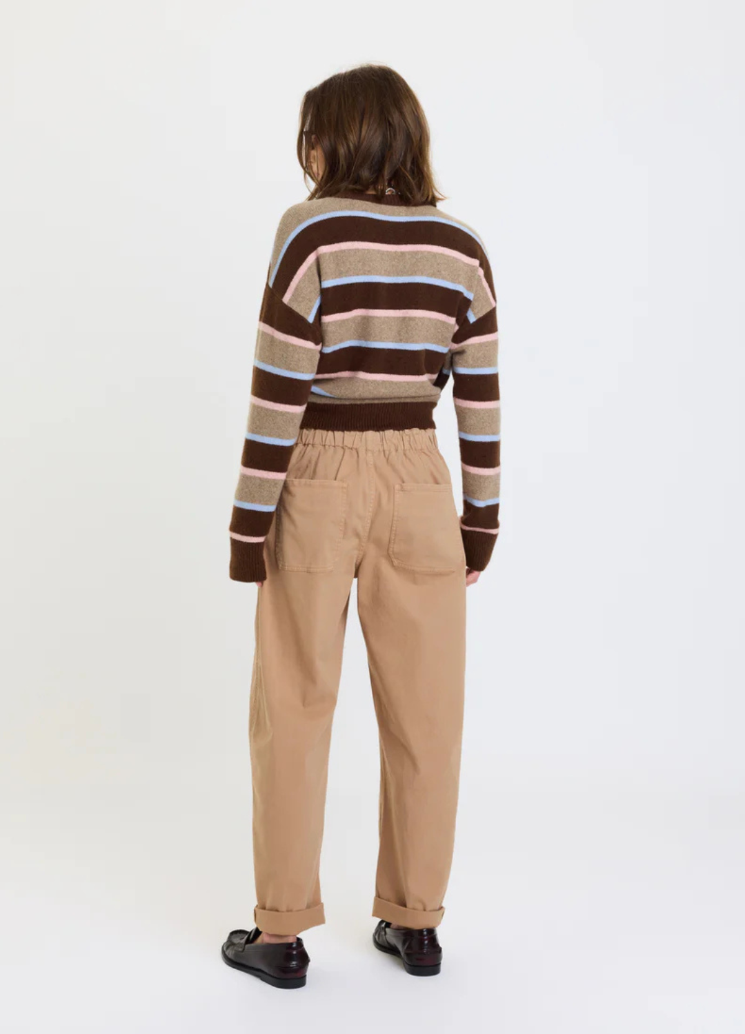 Villa Drawstring Barrel Leg Pants