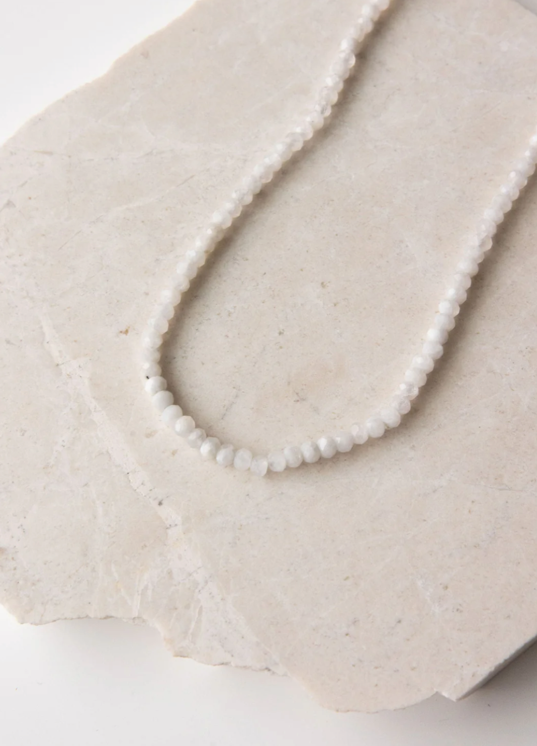 Moonstone Beaded Necklace