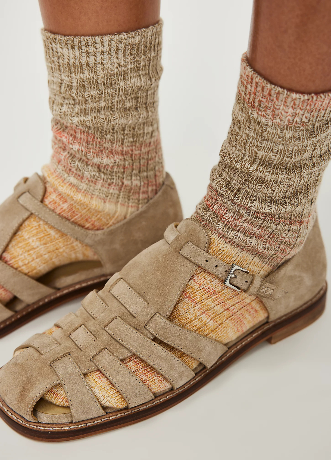 Willow Fisherman Suede Sandals