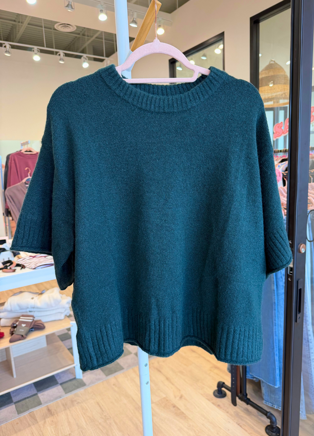 Gemma Half Sleeve Knit Sweater