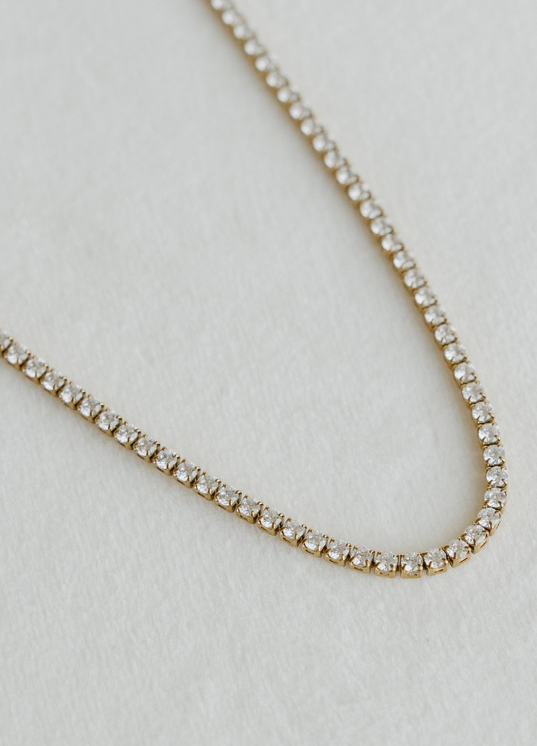 Dainty Tennis Necklace