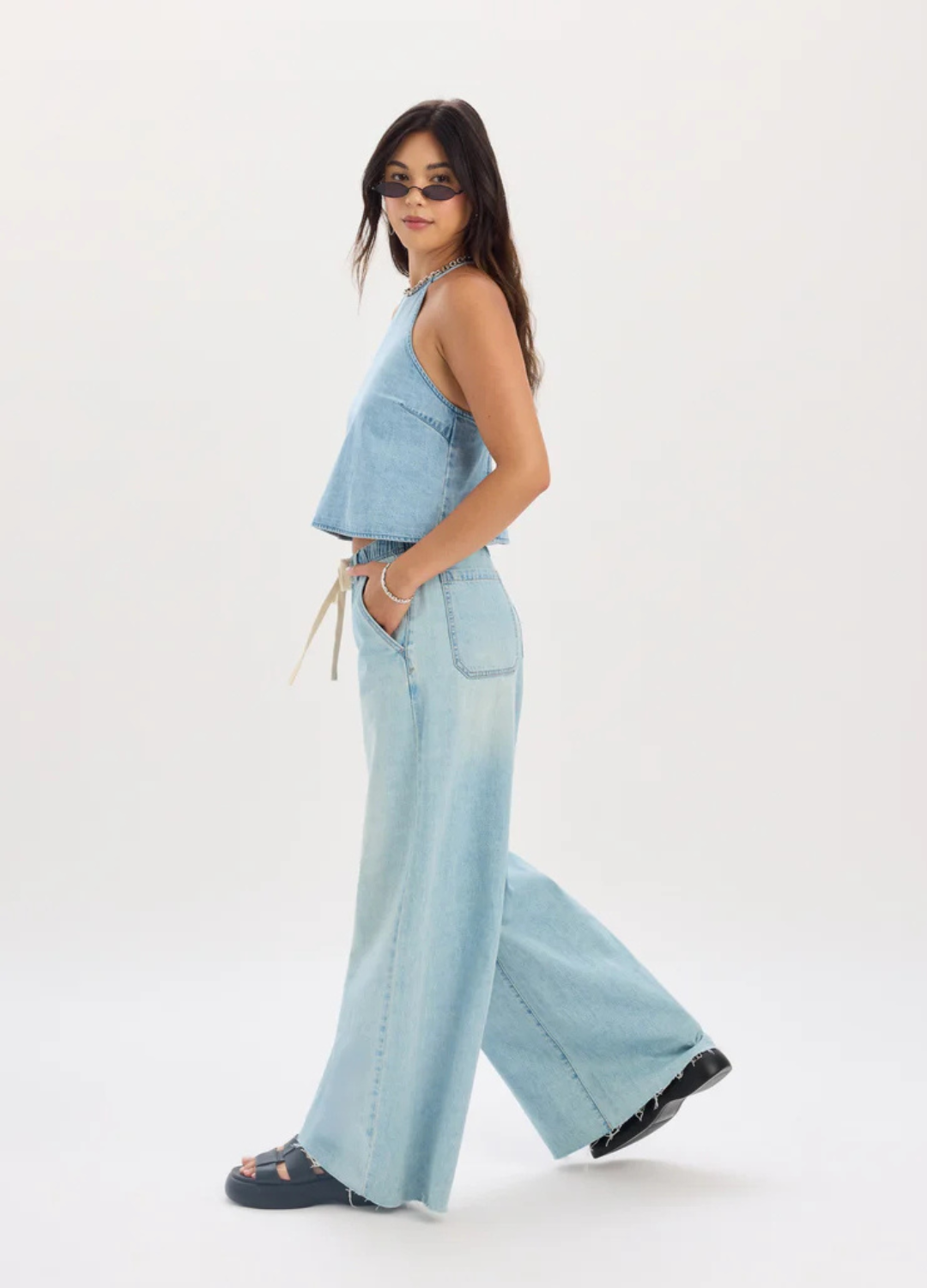 Cabana Wide Leg Pull-On in Charmed