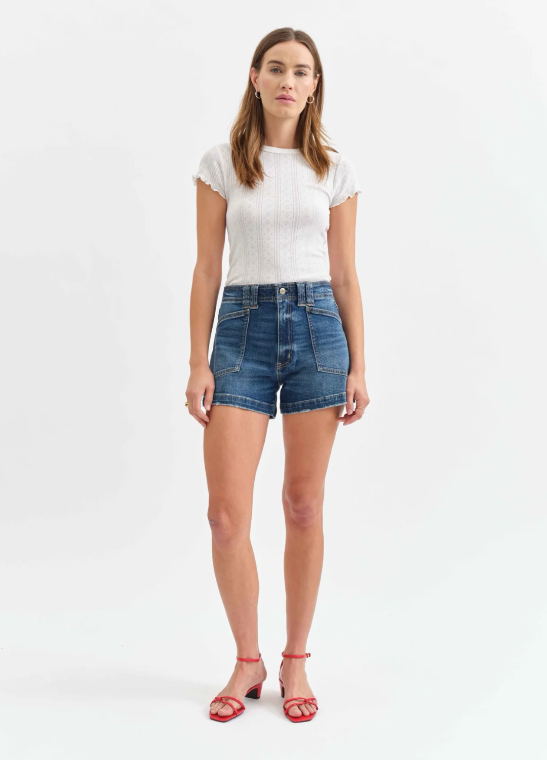 3¾" Valley Girl Denim Shorts