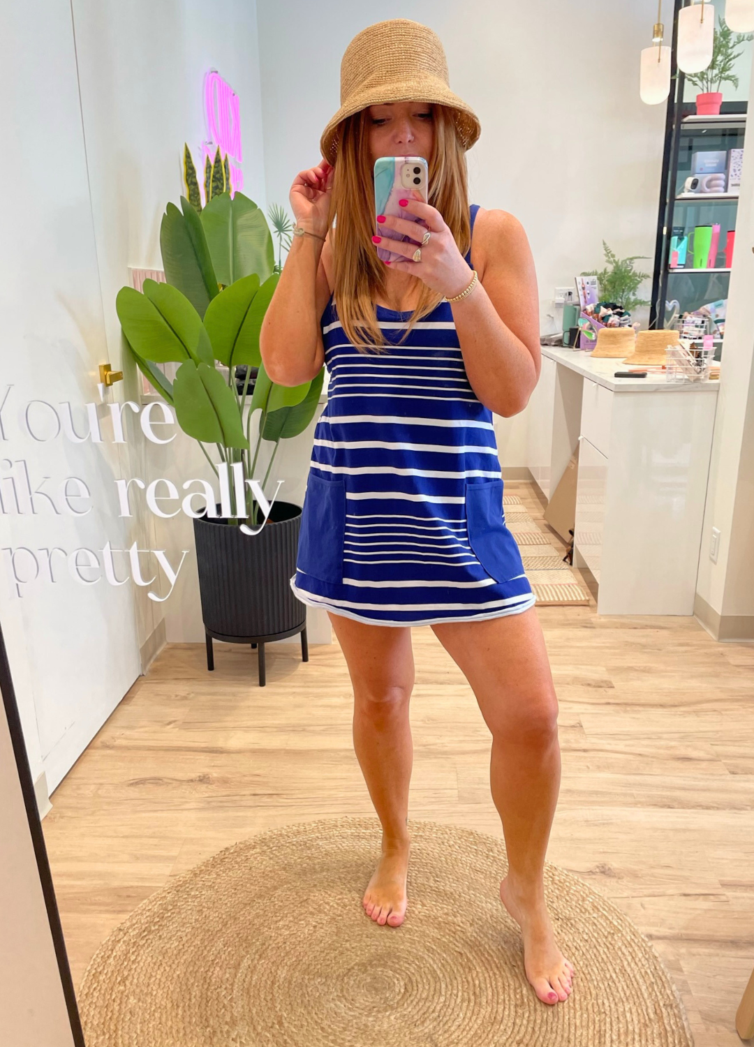 Hot Shot Mini Printed Dress