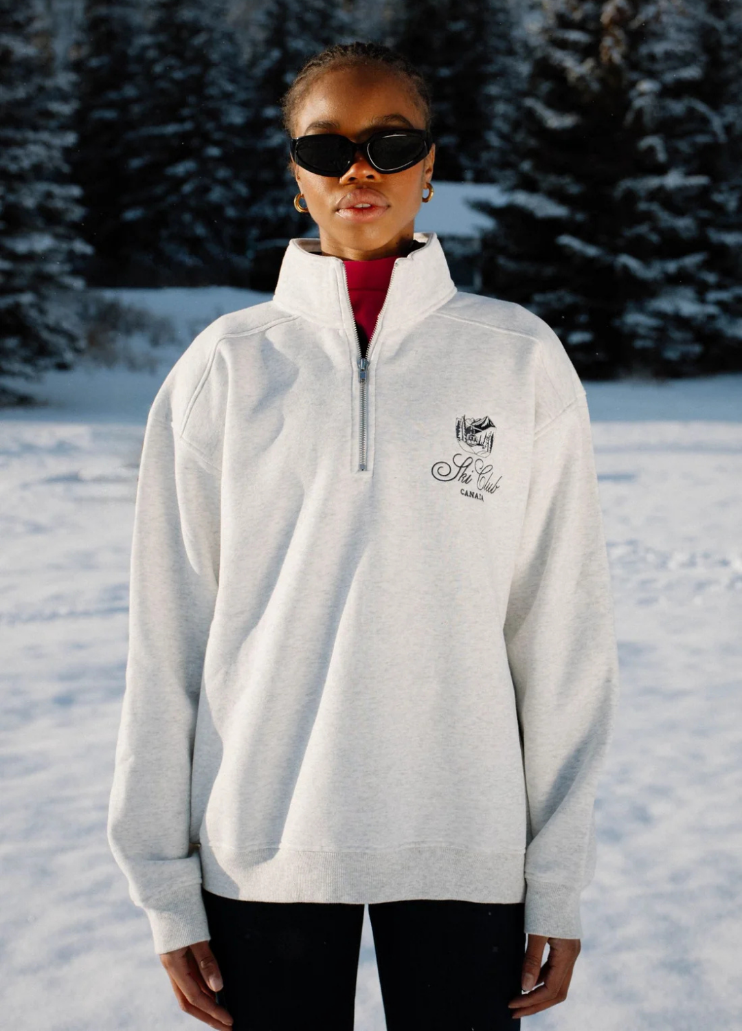 Ski Club ¼ Zip Sweatshirt