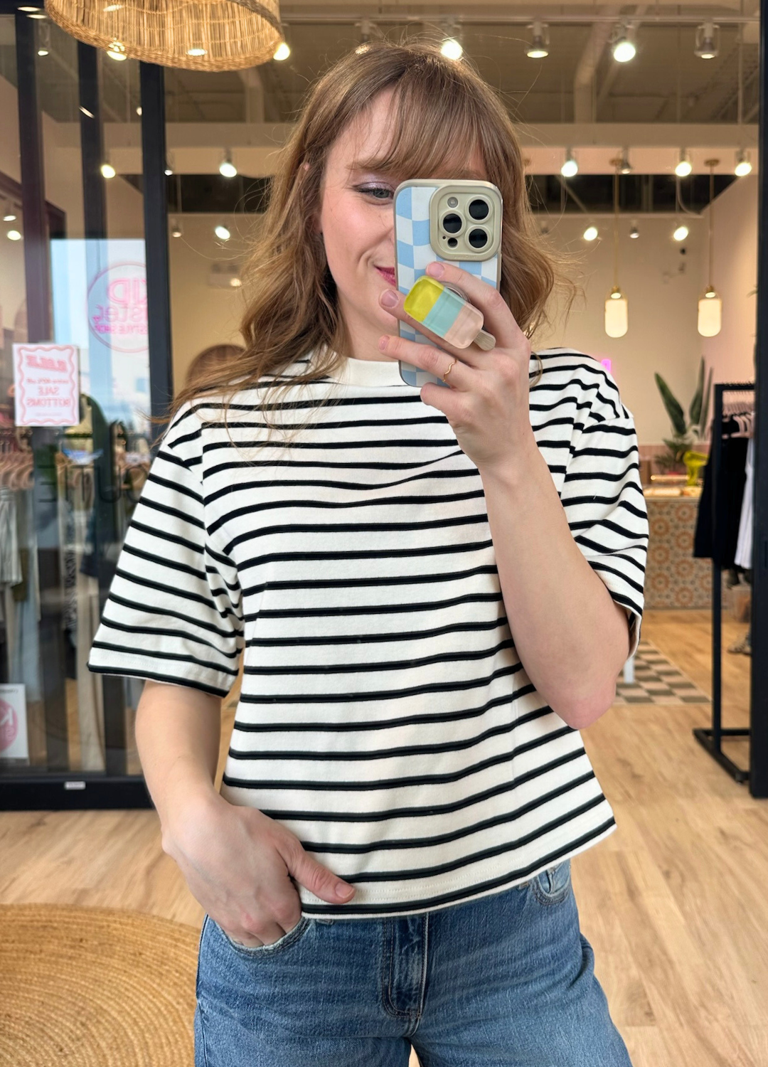 Spring Edit Striped T Shirt