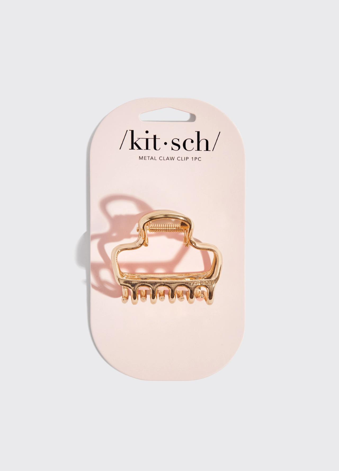 Open Shape Gold Puffy Cloud Claw Clip