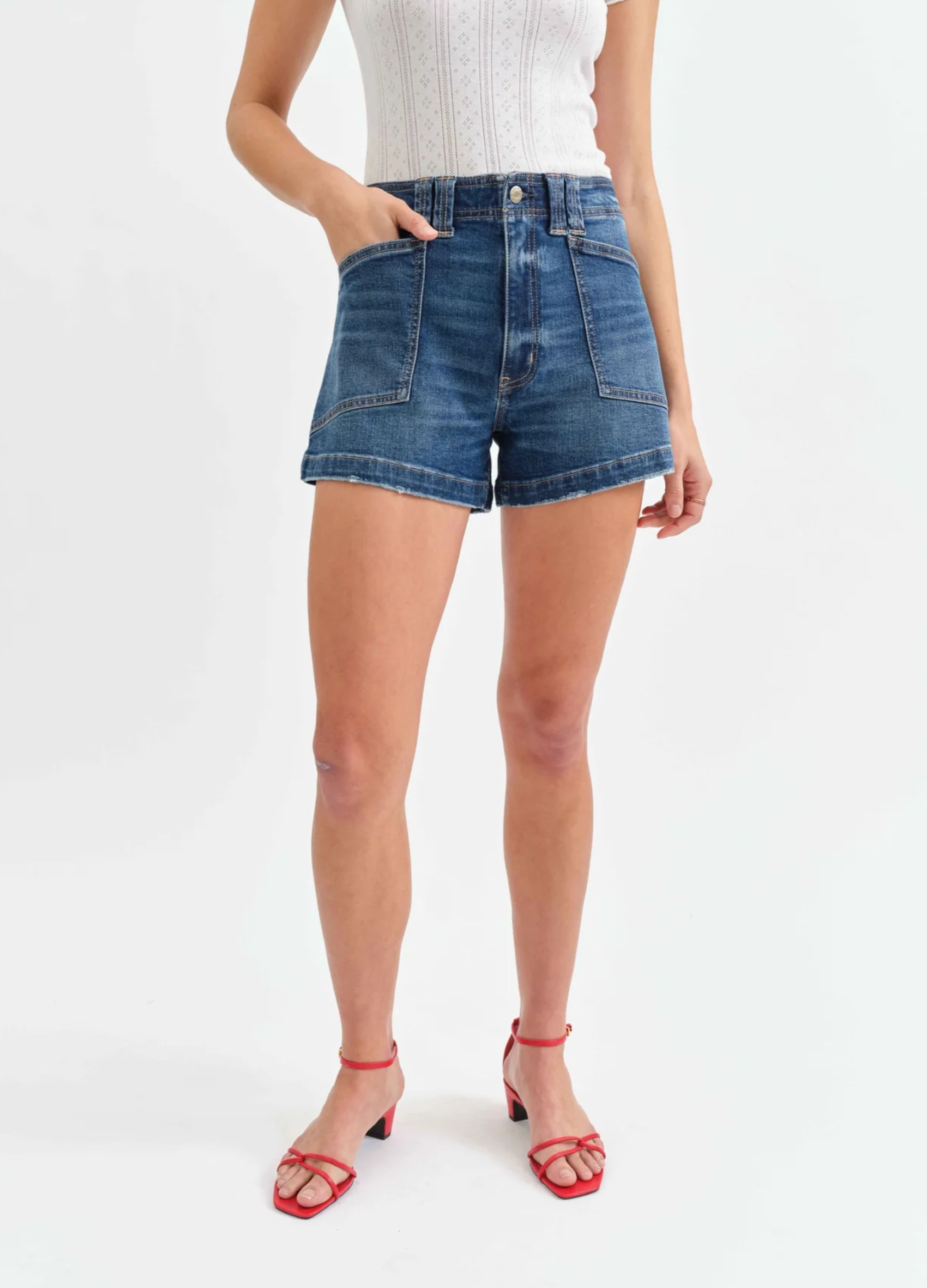 3¾" Valley Girl Denim Shorts