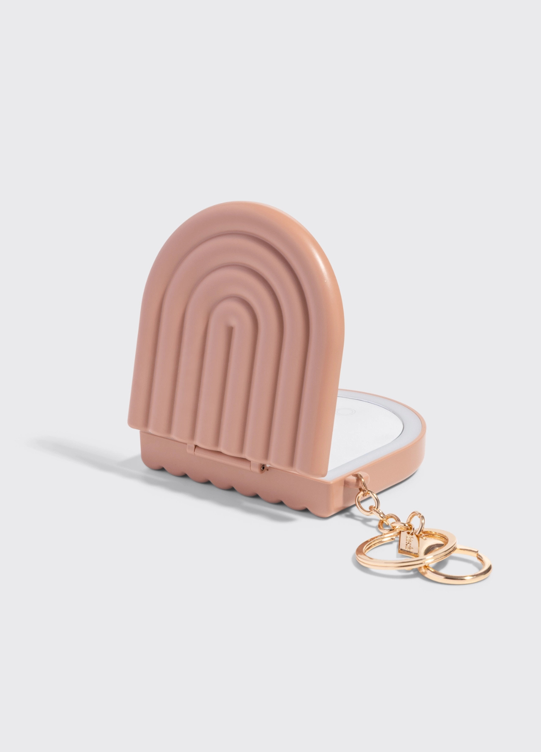 LED Compact Mirror Keychain