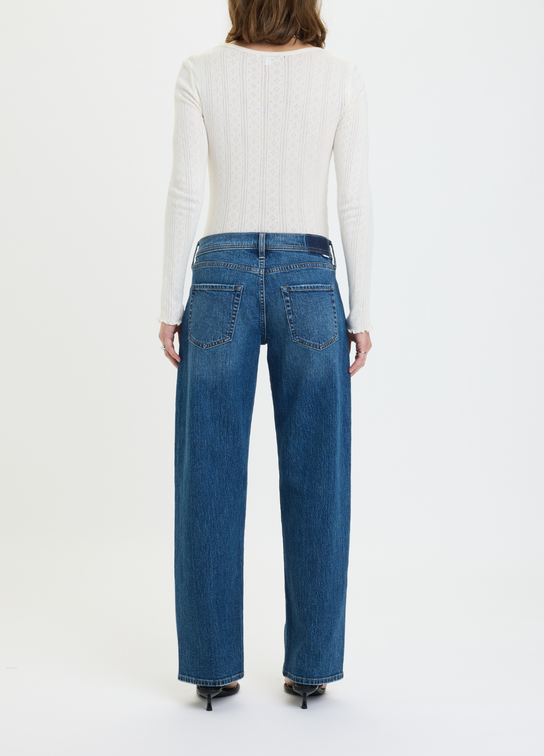 Replay Mid Rise V-Waist Soft Barrel in Almost Home