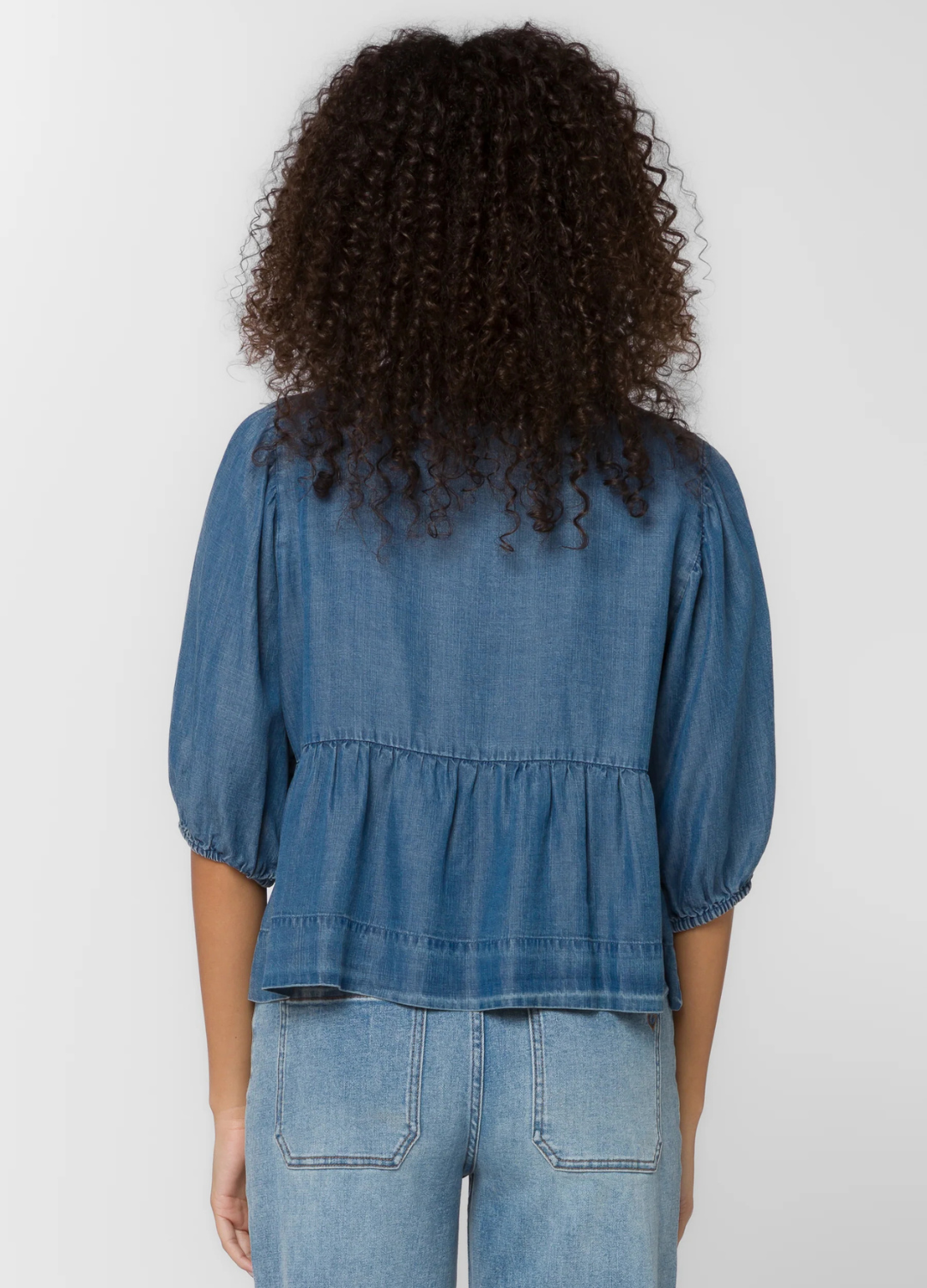 Lamont Triple Bow Peplum Top