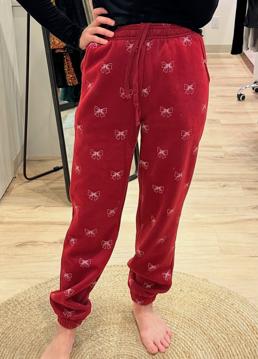 All Over Bow Best Friend Jogger