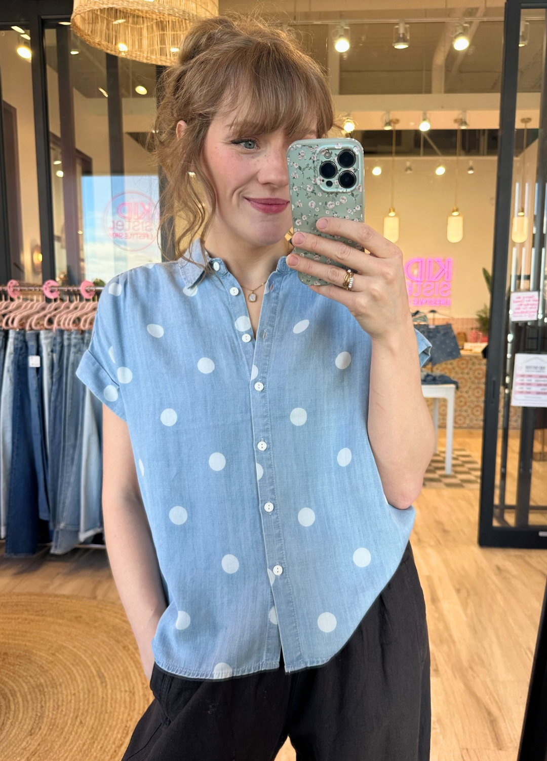 Alessia Dotted Shirt