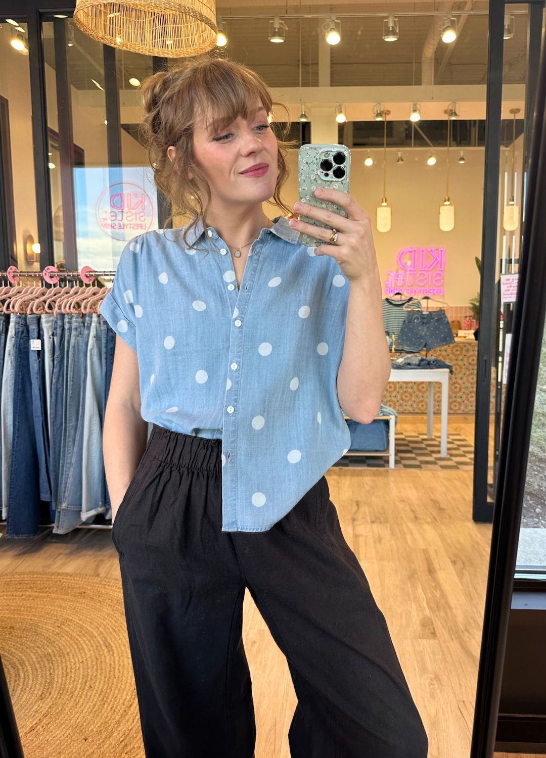 Alessia Dotted Shirt