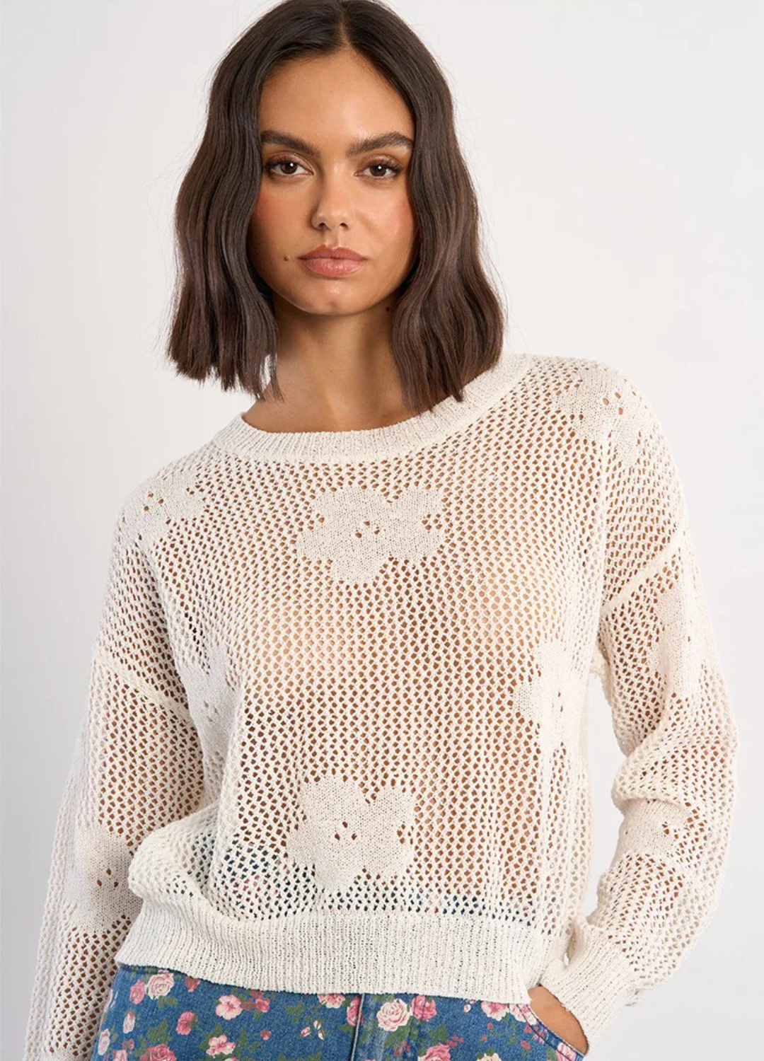 Kayla Crochet Sweater