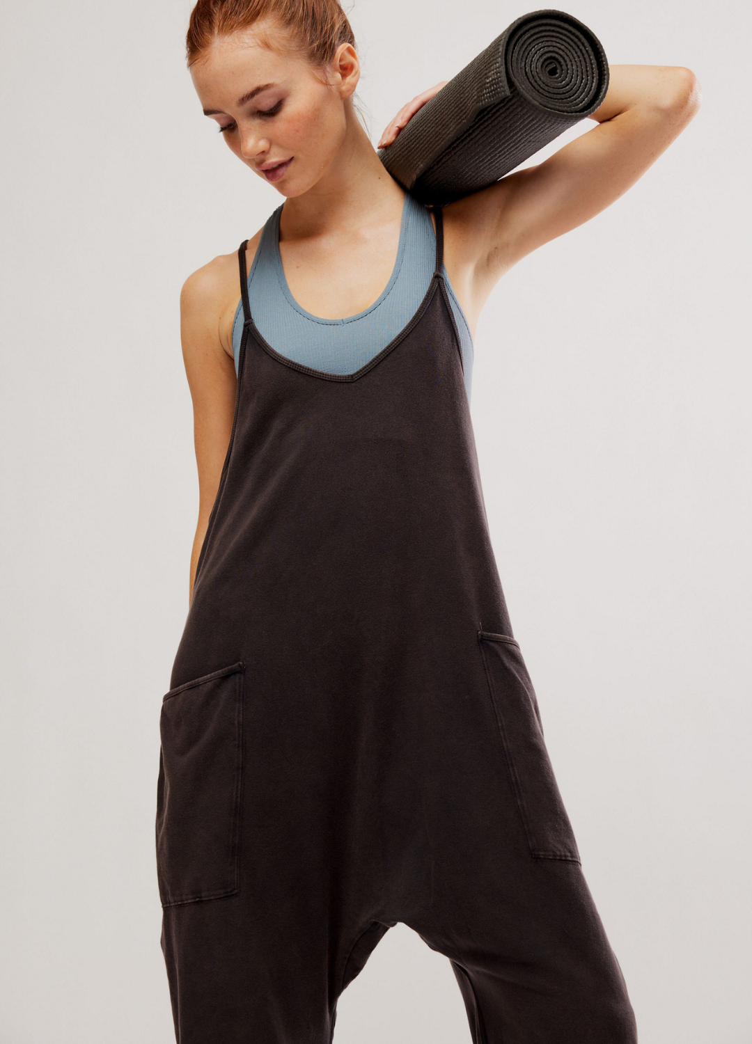 Hot Shot Onesie in Washed Black