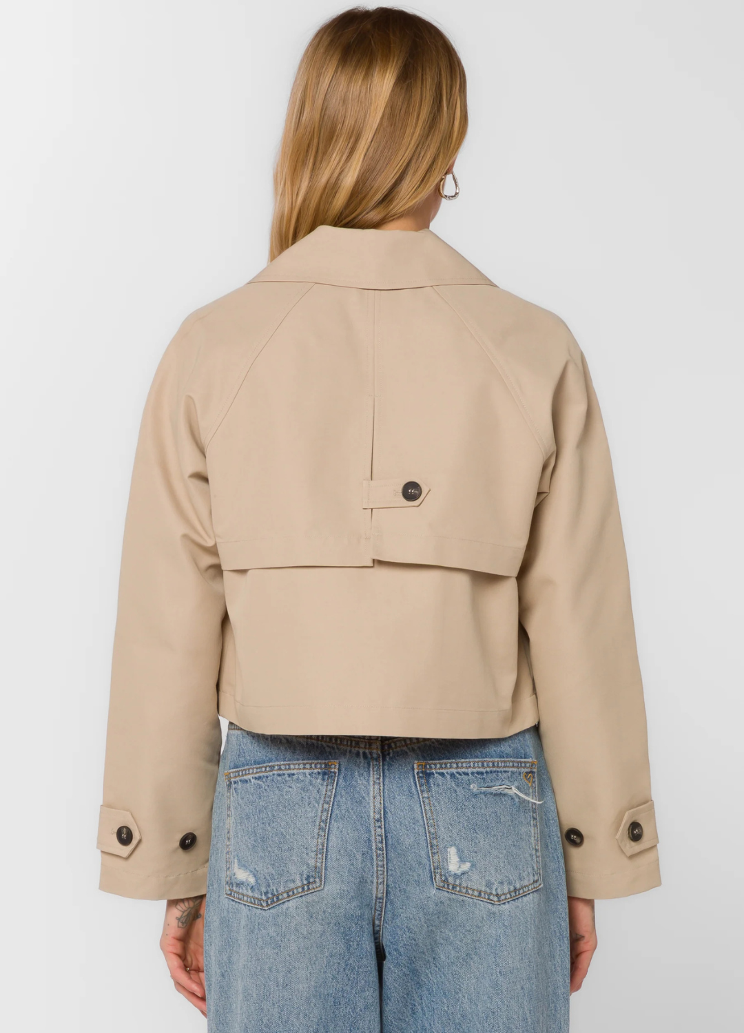 Topanga Cropped Trench Coat