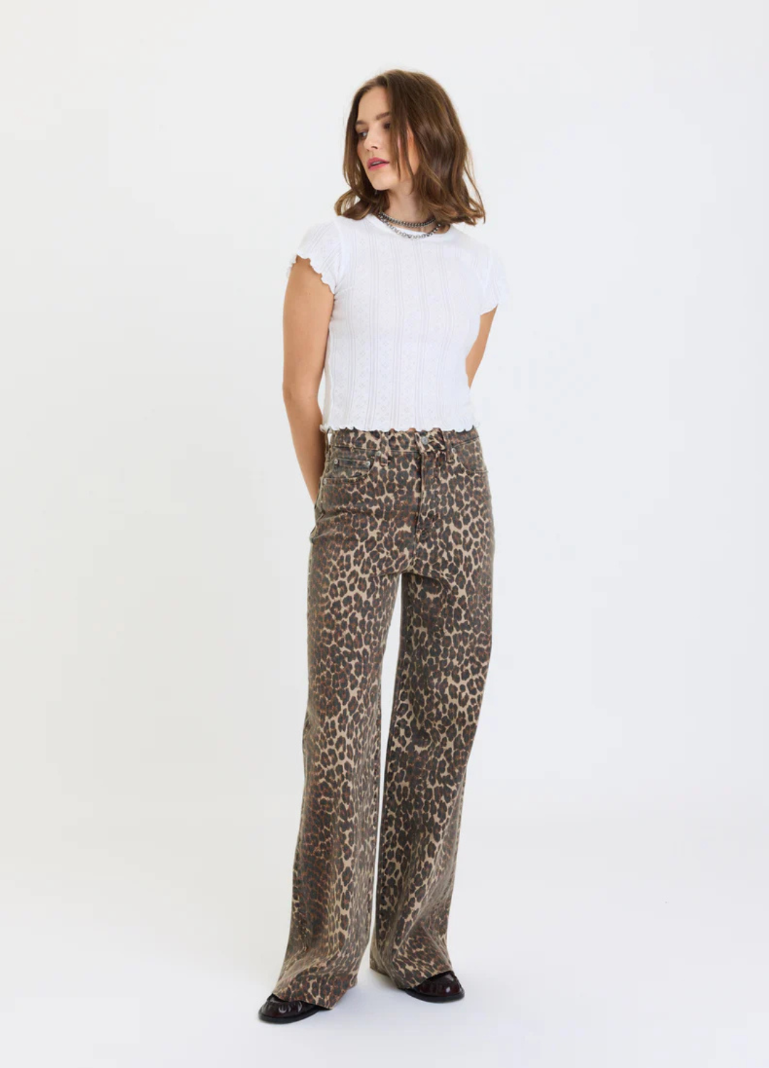 Far Out Wide Leg in Cool Cat