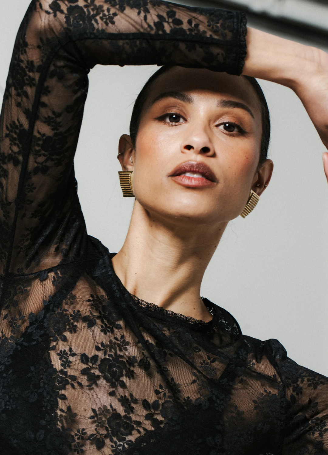 Lace Long Sleeve Top