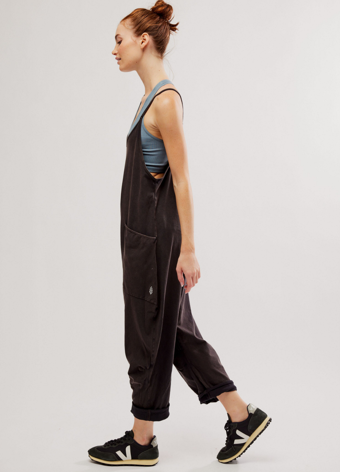 Hot Shot Onesie in Washed Black