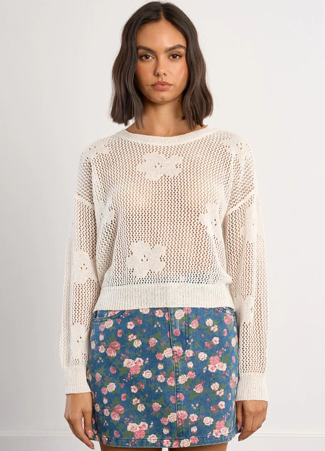 Kayla Crochet Sweater