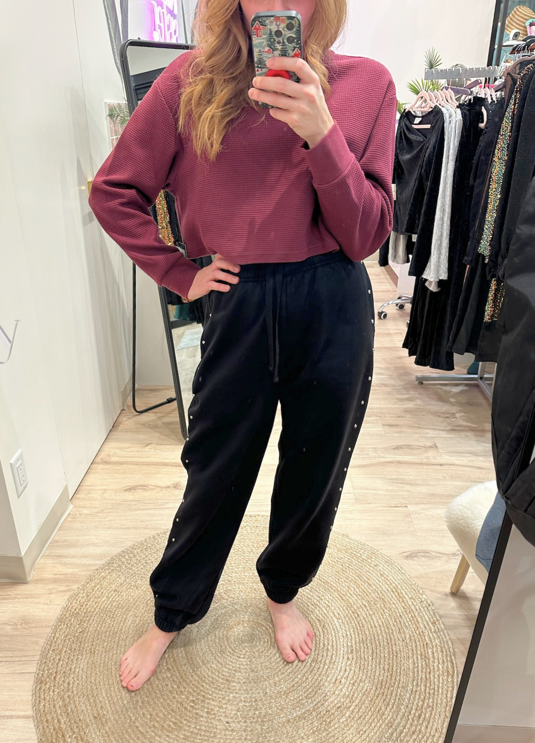 Studded Bubble Joggers