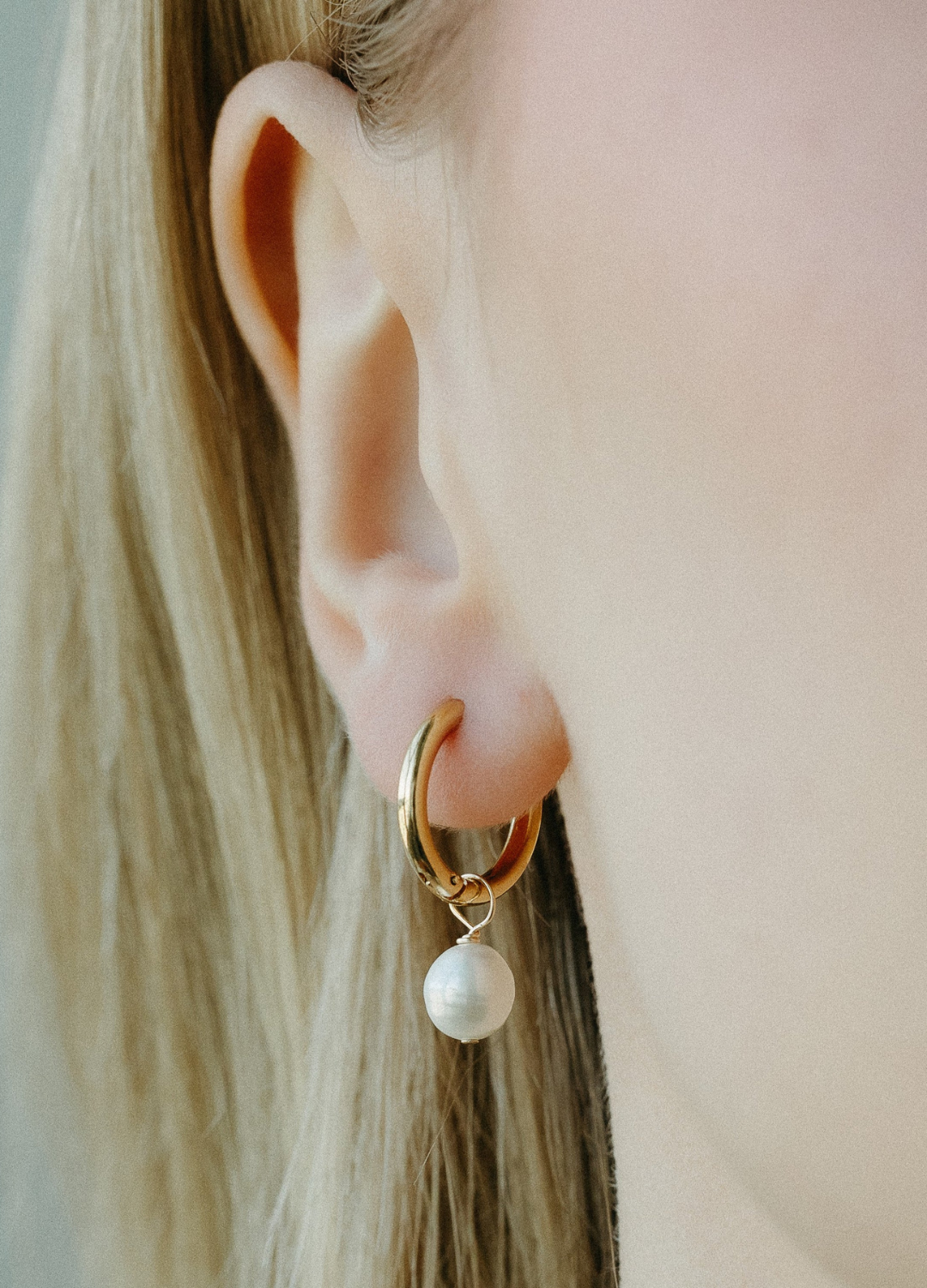 Pearl Hoops