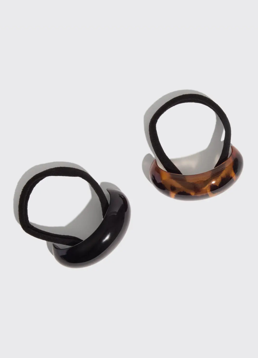 Black & Tort Cloud Cuff Set