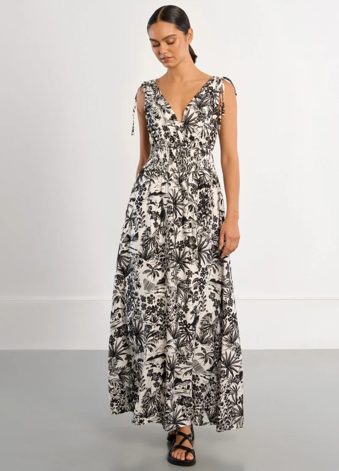 Island Bloom Maxi Dress
