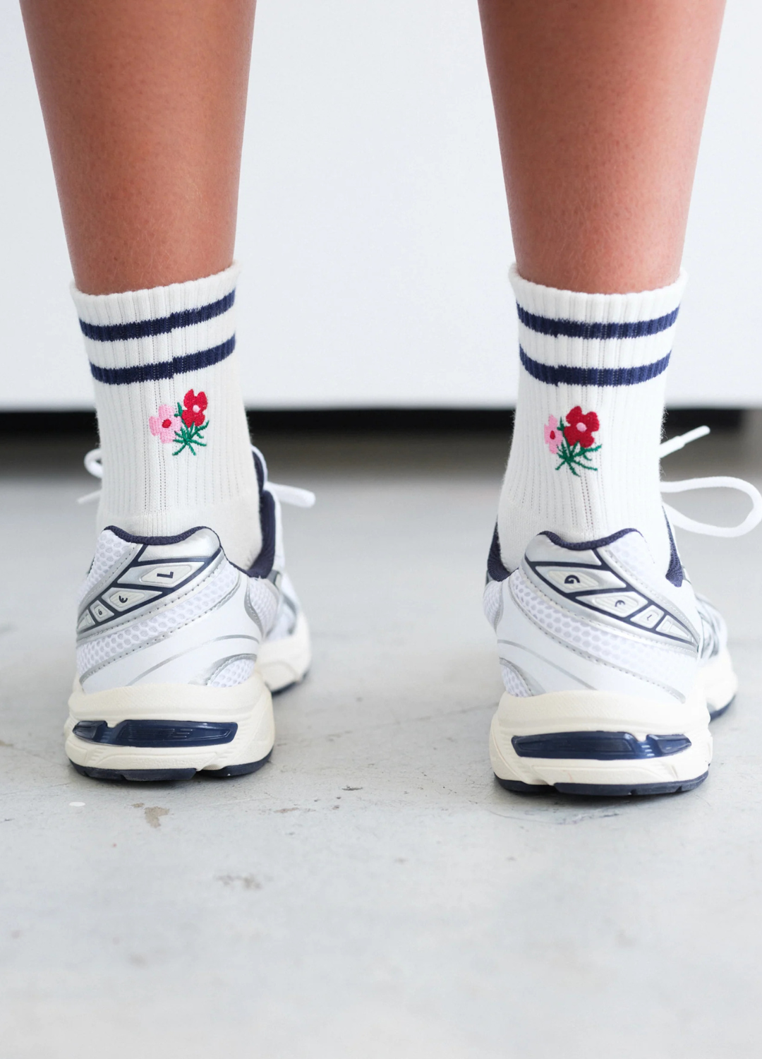 Floral Crew Socks