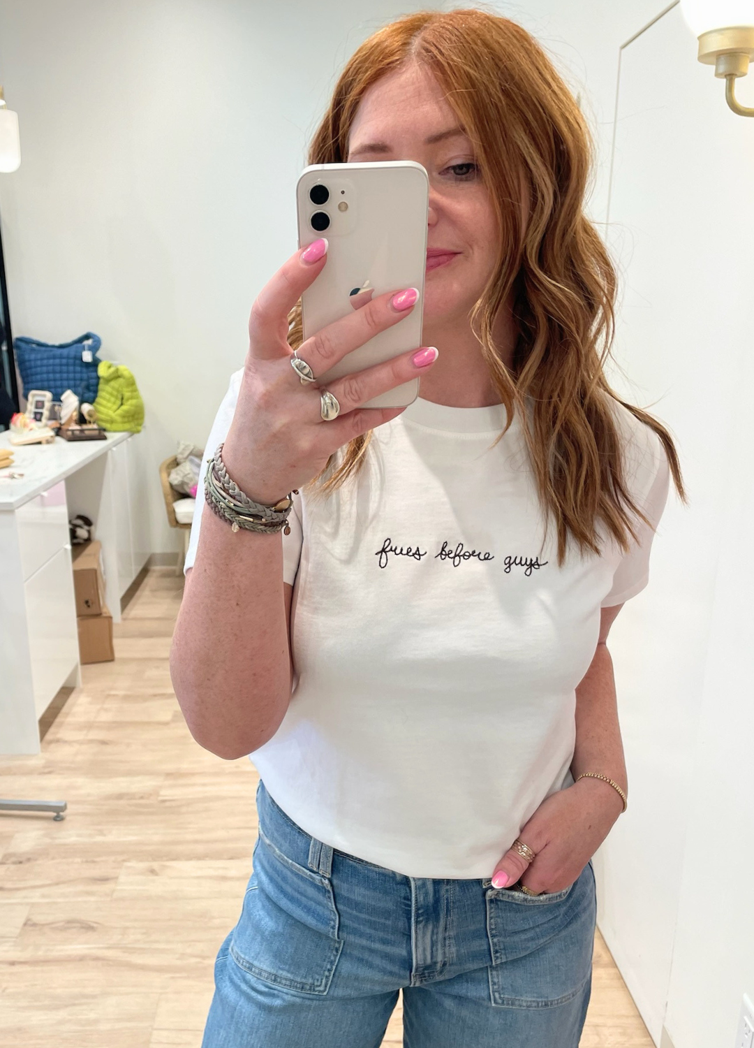 Fries Before Guys Tee