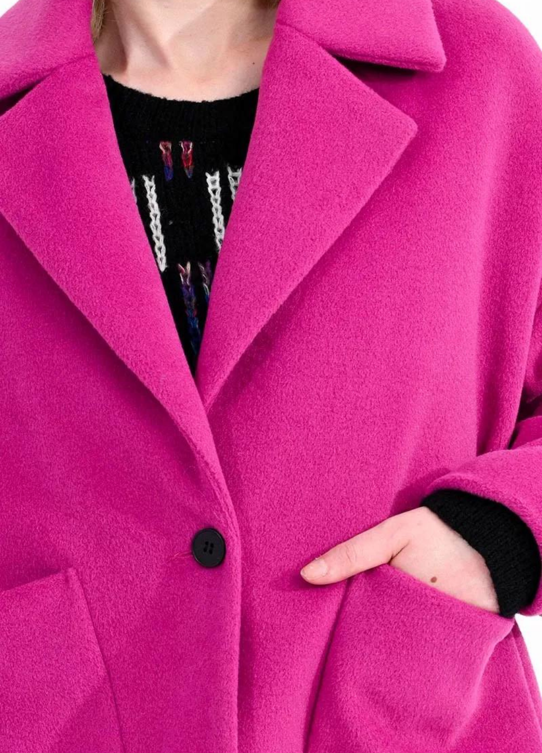 Short Cocoon Shaped Coat